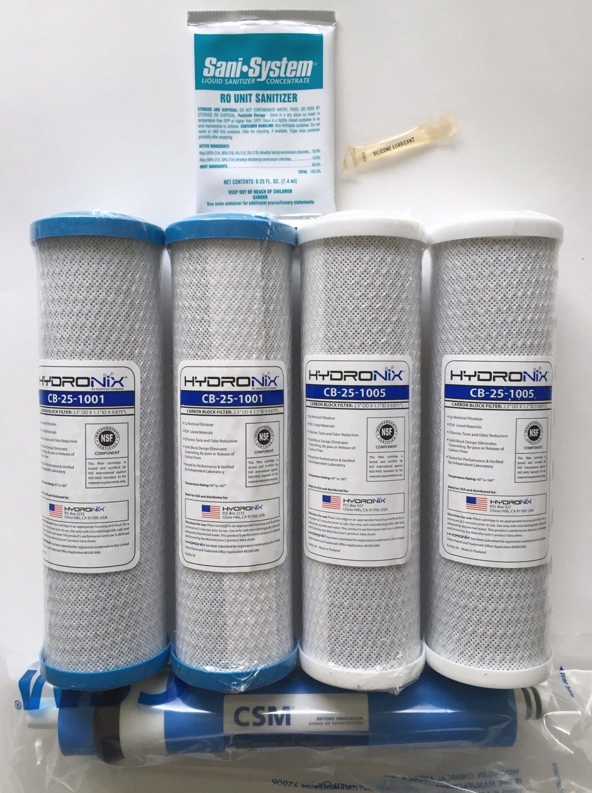 GE SMART WATER RO GXRM10G Pre & Post Reverse Osmosis Filters 50 GPD Replacement Kit - Includes GE FXWTX, GE FX12P, or GE FX12M - Complete Filter Pack for Clean Drinking Water at Home