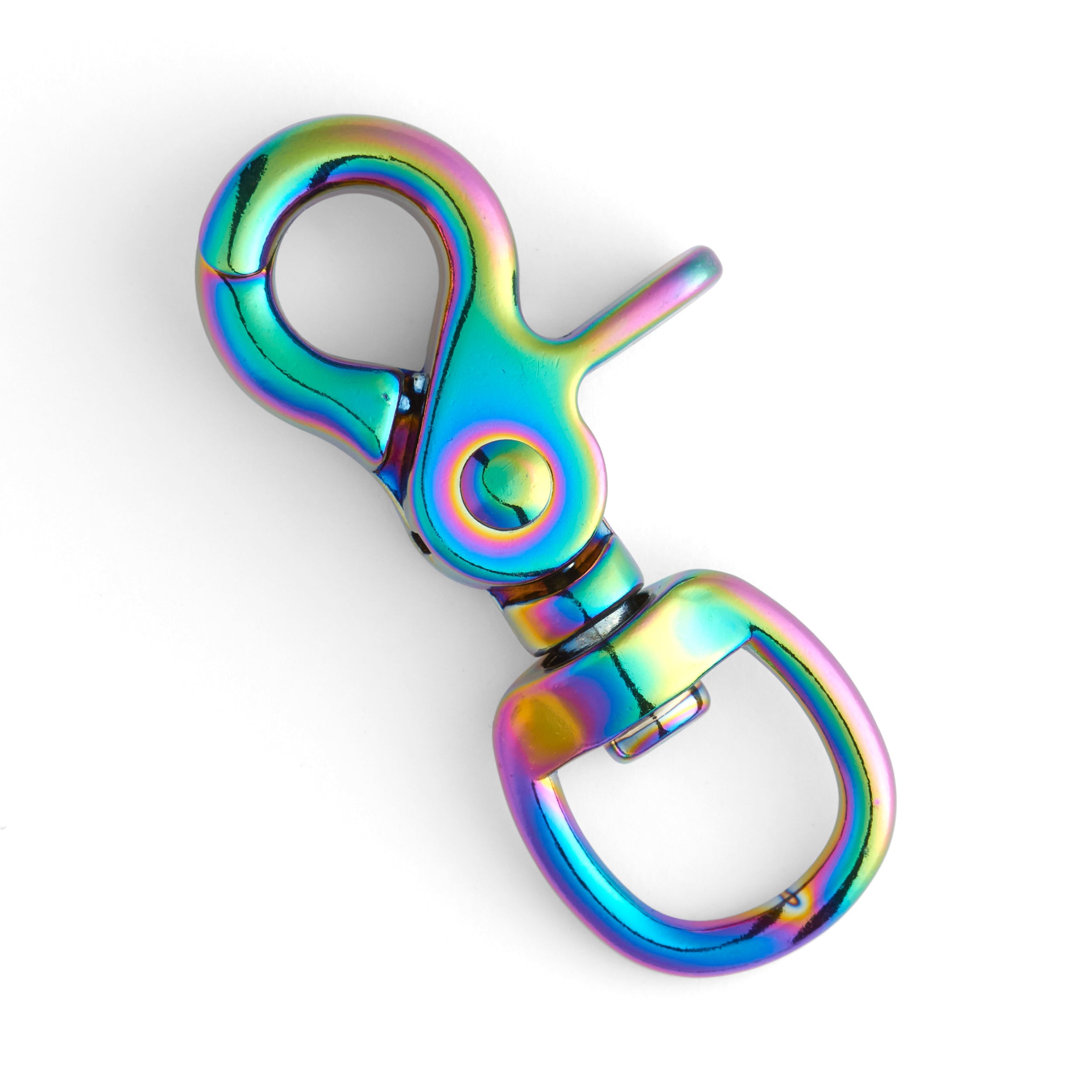 Round Trigger Snap - Heavy Duty Stainless Steel Quick Release Snap Hook for Outdoor Gear, Dog Leashes, and Keychains | Durable & Corrosion-Resistant for Camping, Hiking, and Everyday Use