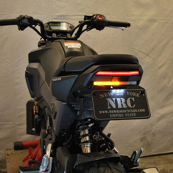 Honda Grom Fender Eliminator Kit for 2013-2020 Models - Rear Fender Delete & License Plate Relocator for Motorcycle Customization & Cleaner Look
