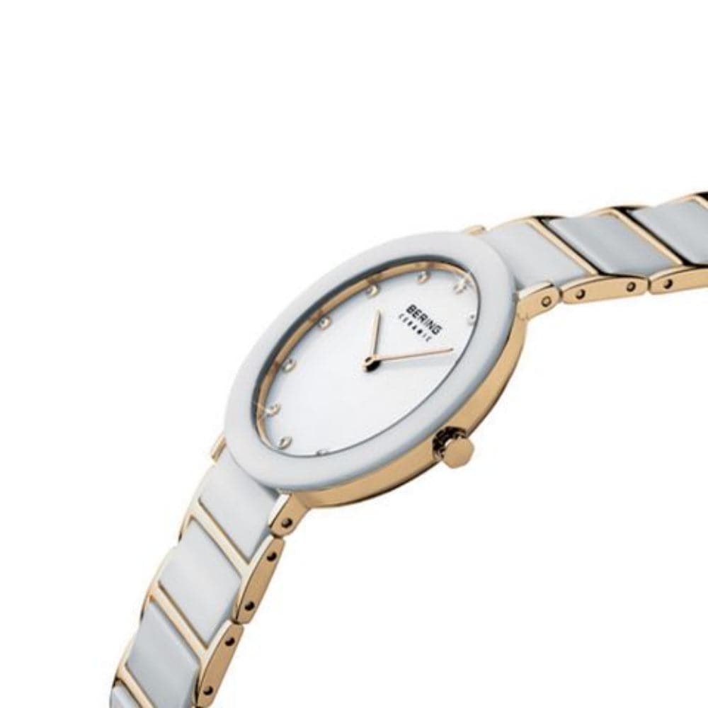 BERING 11435-751 White Ceramic Women's Watch - Elegant & Durable Timepiece for Everyday Wear, Office & Special Occasions
