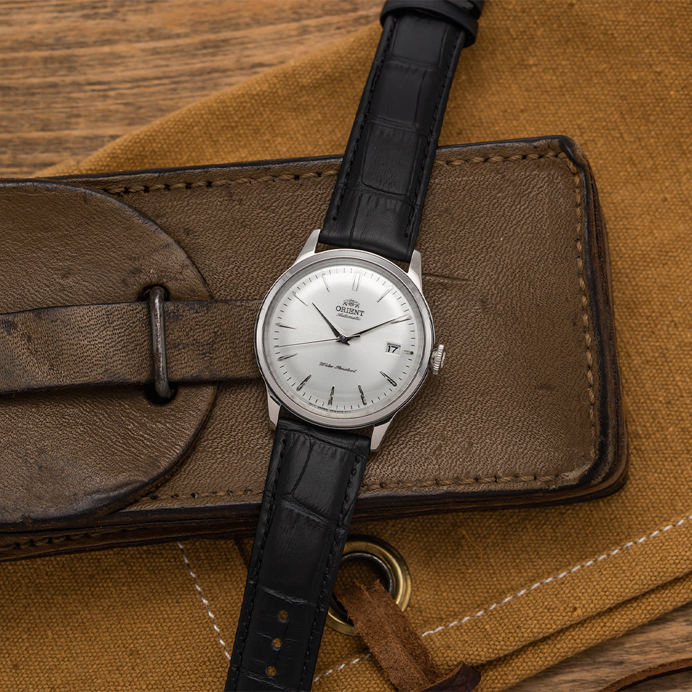 Bambino 38mm White Dial Watch - Classic Minimalist Dress Watch for Men - Perfect for Business, Formal Events & Everyday Wear
