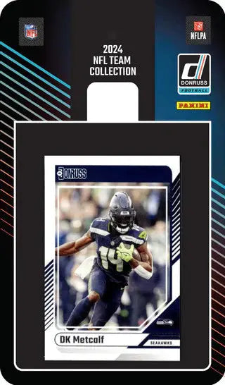 2024 Seattle Seahawks NFL Donruss Team Set Trading Cards - Complete Player Collection for Football Fans & Collectors - Perfect for Display, Gifting, and Fantasy Sports Enthusiasts