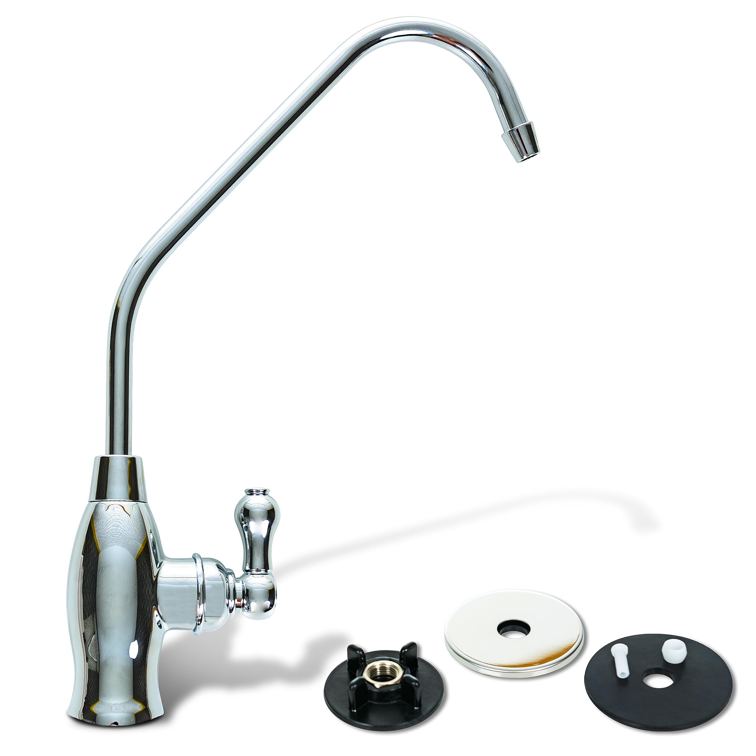 Aquaboon Chrome RO Drinking Water Faucet for Kitchen Sink - Stainless Steel Non-Air Gap Water Dispenser | Perfect for Purified Water Access & Modern Kitchen Upgrades