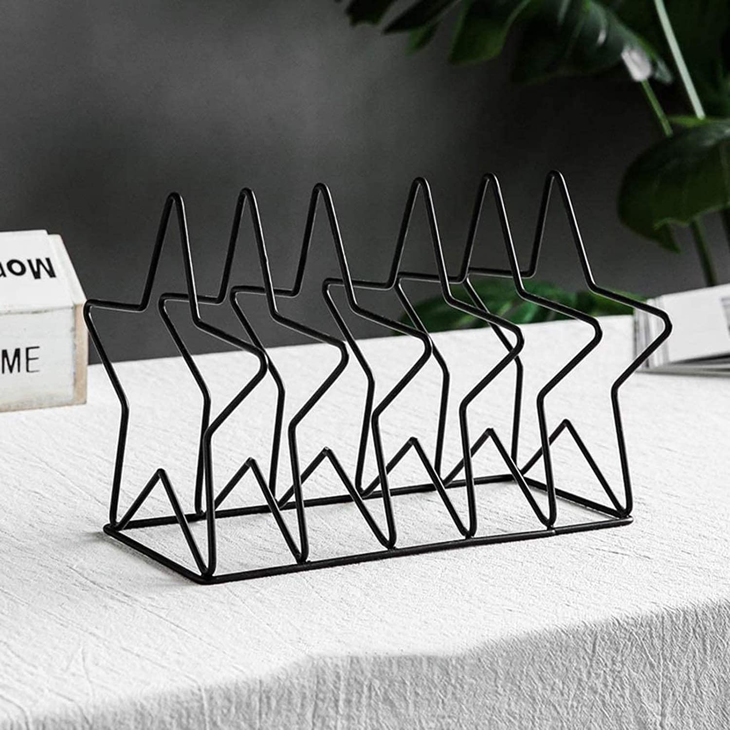 5-Pointed Star Bookshelf - Stylish Magazine & Newspaper Organizer for Home, Study Room & Office Storage | Space-Saving Shelf for Books, Magazines & Office Supplies