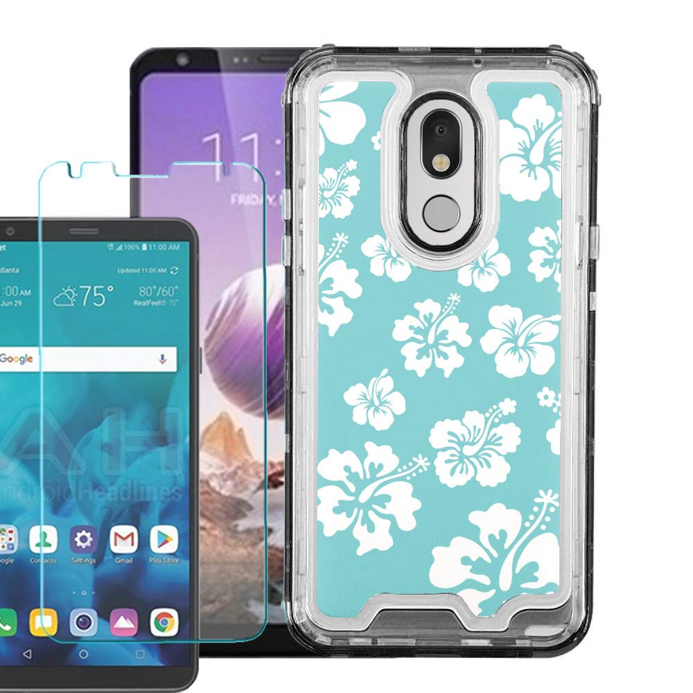 LG Stylo 5 Case with Screen Protector - Shockproof Hybrid Cover for Daily Protection