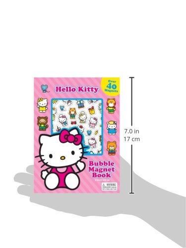 Hello Kitty Bubble Magnet Book for Kids - Fun Learning & Play, Perfect for Fridge, Whiteboard & Travel Activities