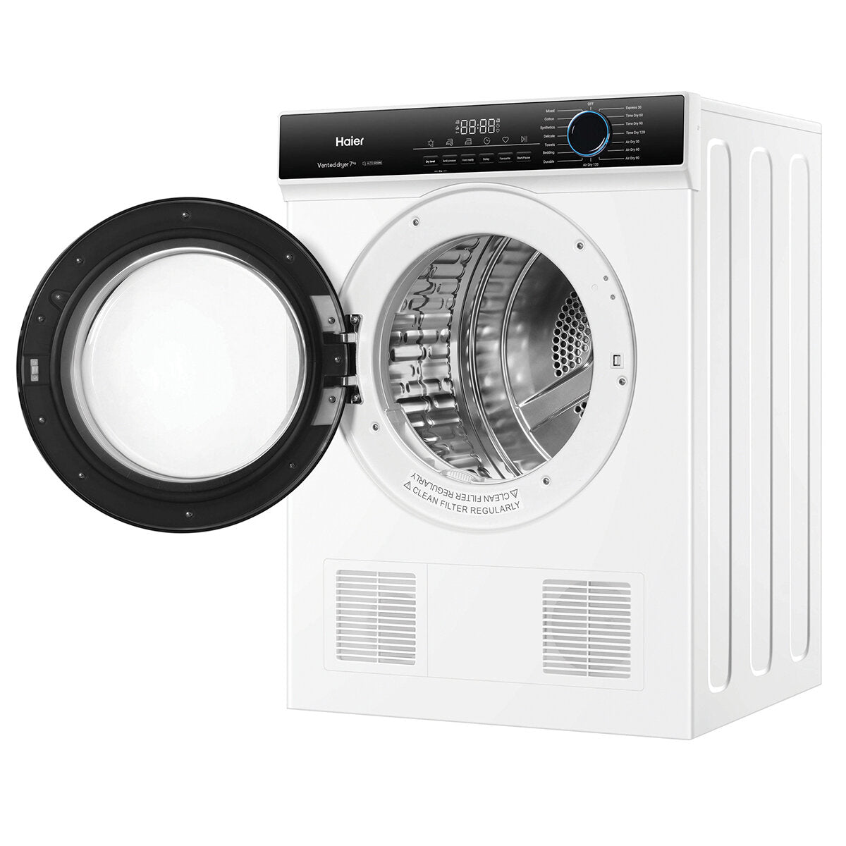 Haier 300 Series 6kg Sensor Vented Dryer HDV60AWW1 - Energy Efficient Laundry Solution for Small Homes & Apartments