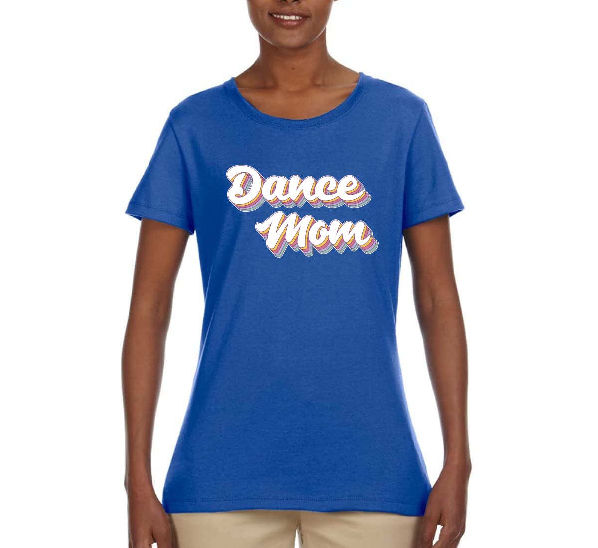Wild Bobby Dance Mom Girl Sports Women's Graphic T-Shirt - Comfortable & Stylish Tee for Dance Practice, Gym Workouts & Casual Wear