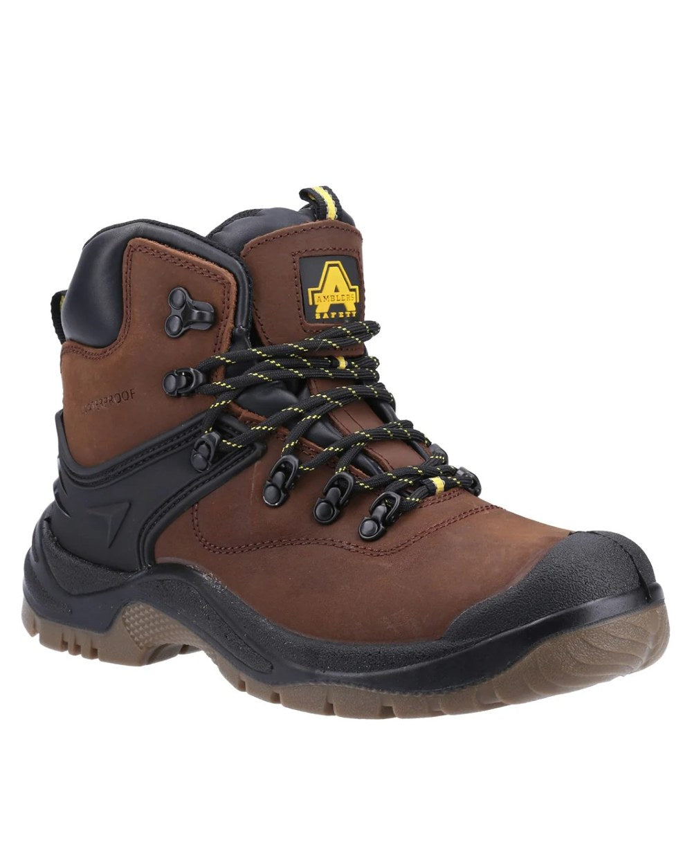 Amblers Safety FS197 Waterproof Steel Toe Work Boots - Slip Resistant, Electrical Hazard Protection for Construction & Outdoor Work