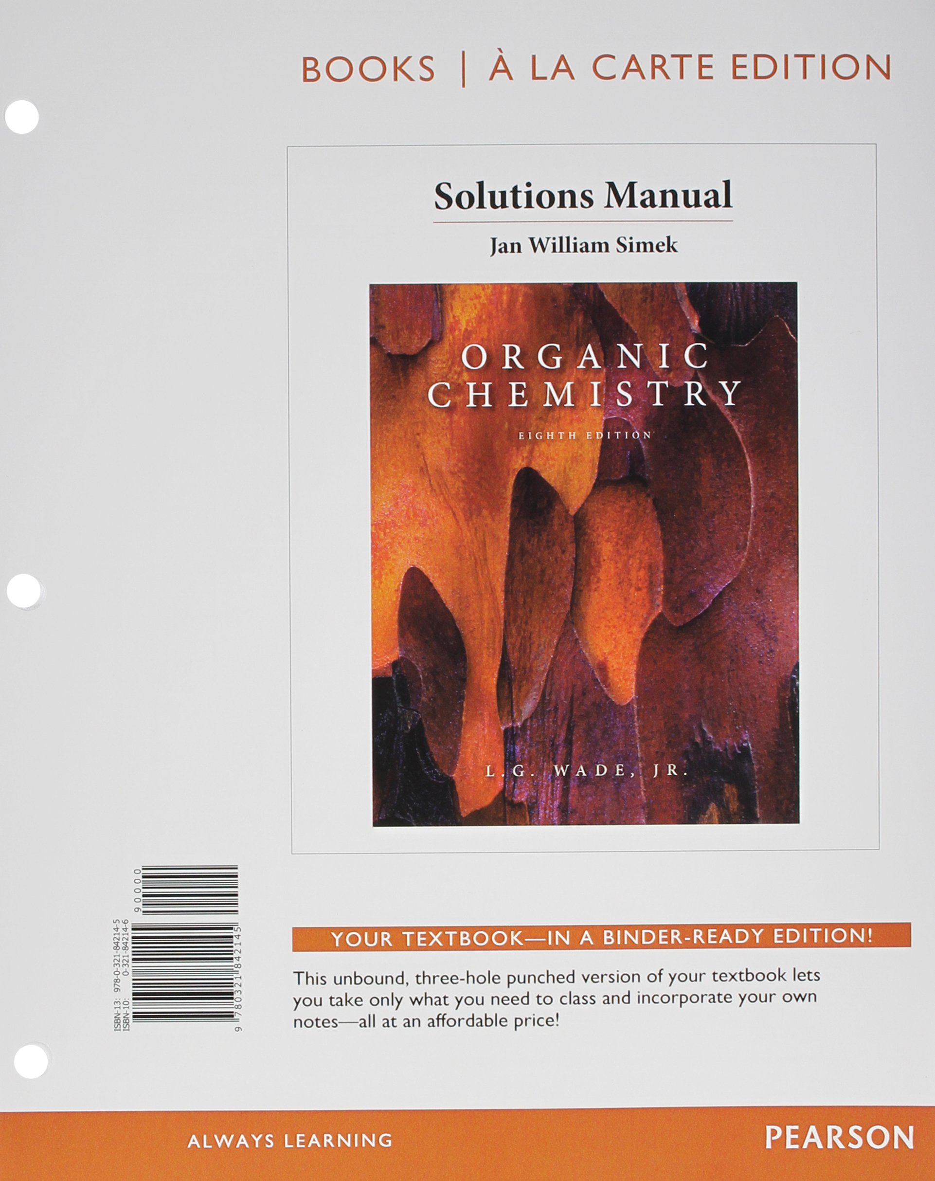 Organic Chemistry 8th Edition Solution Manual (Books a la Carte) - Study Guide & Problem Solving for College Students & Chemistry Majors