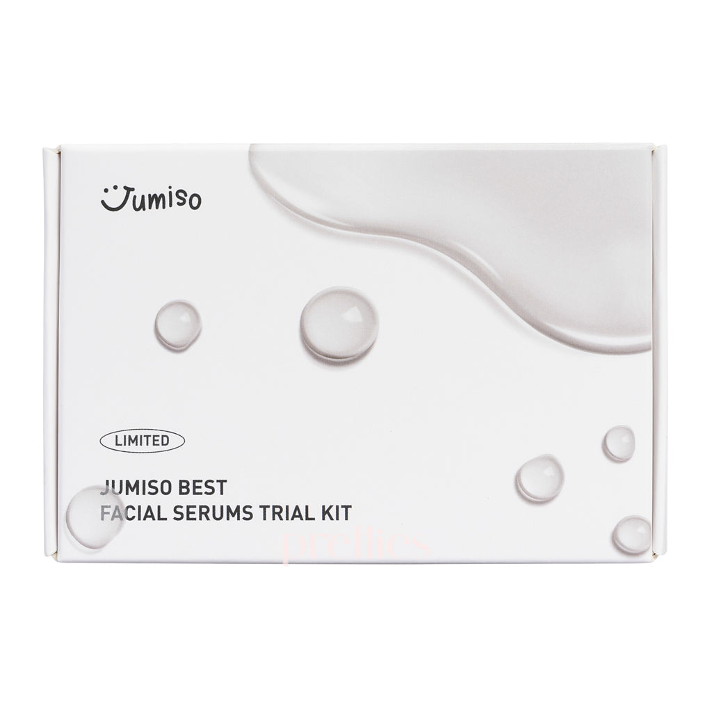 Jumiso Best Facial Serums Trial Kit - 4x5ml Anti-Aging, Hydrating & Brightening Serums for Glowing Skin | Perfect for Travel & Daily Skincare Routine