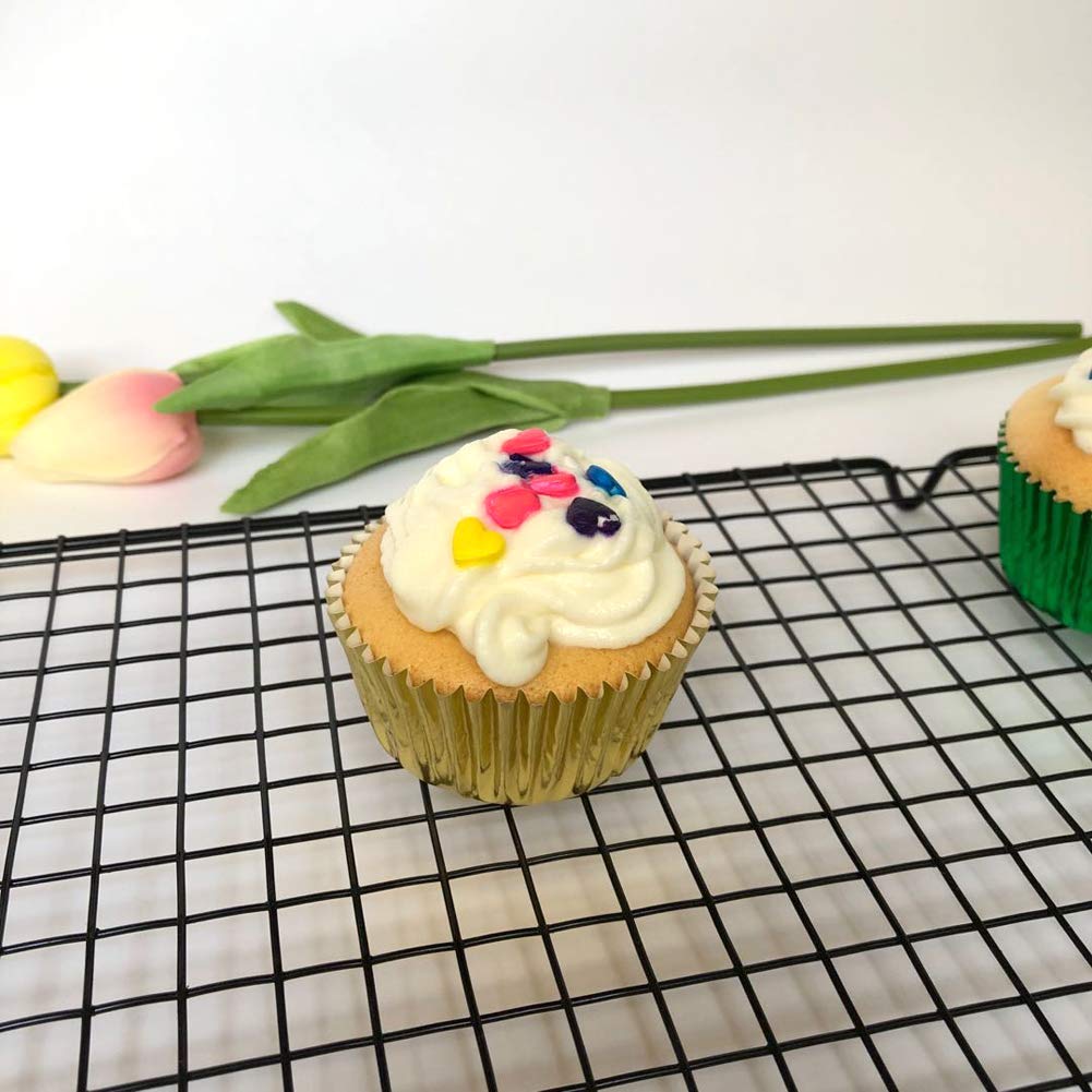 Premium Gold Foil Cupcake Liners - 240 Count Standard Baking Cups for Weddings, Birthday Parties, Baby Showers & Special Events - Elegant Dessert Presentation for Professional Bakers & Home Baking