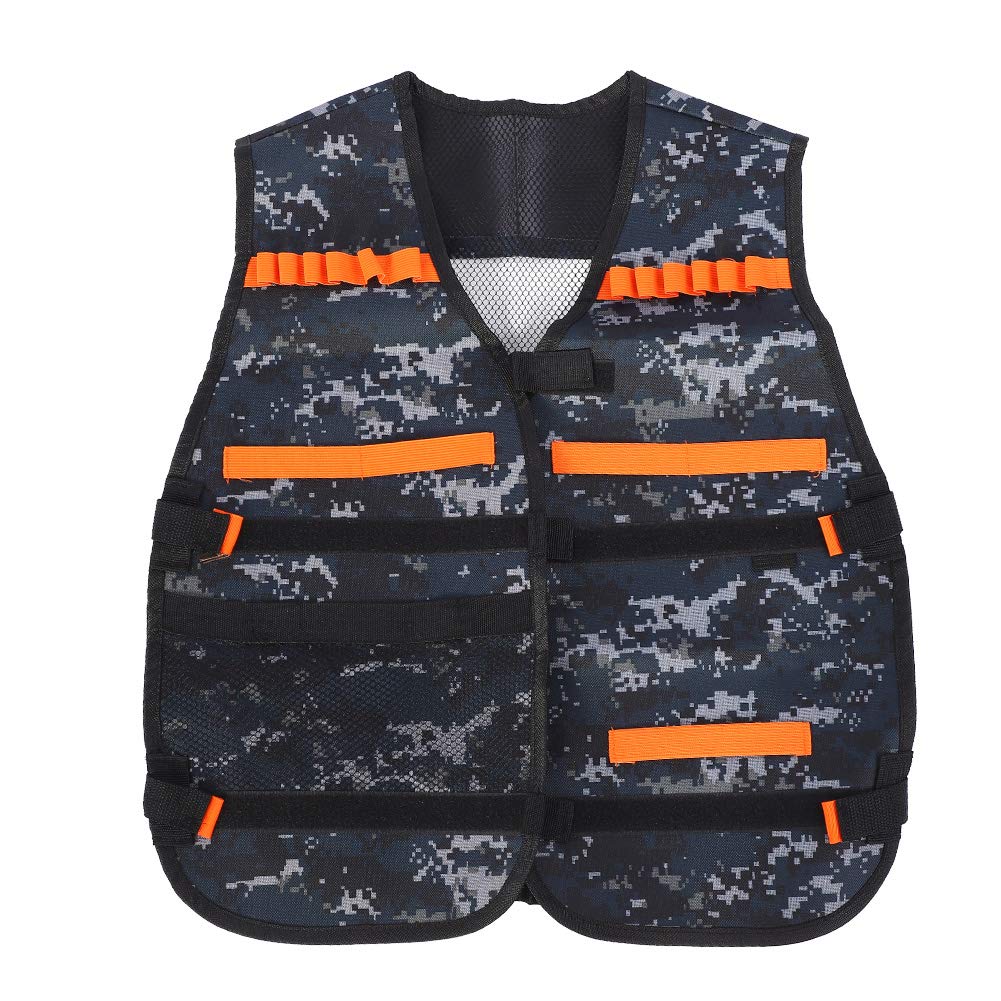 BOLORAMO Impact Resistant Adjustable Transparent Toy Gun Vest for Kids and Adults - Perfect for Nerf Battles, Airsoft Games, and Outdoor Play