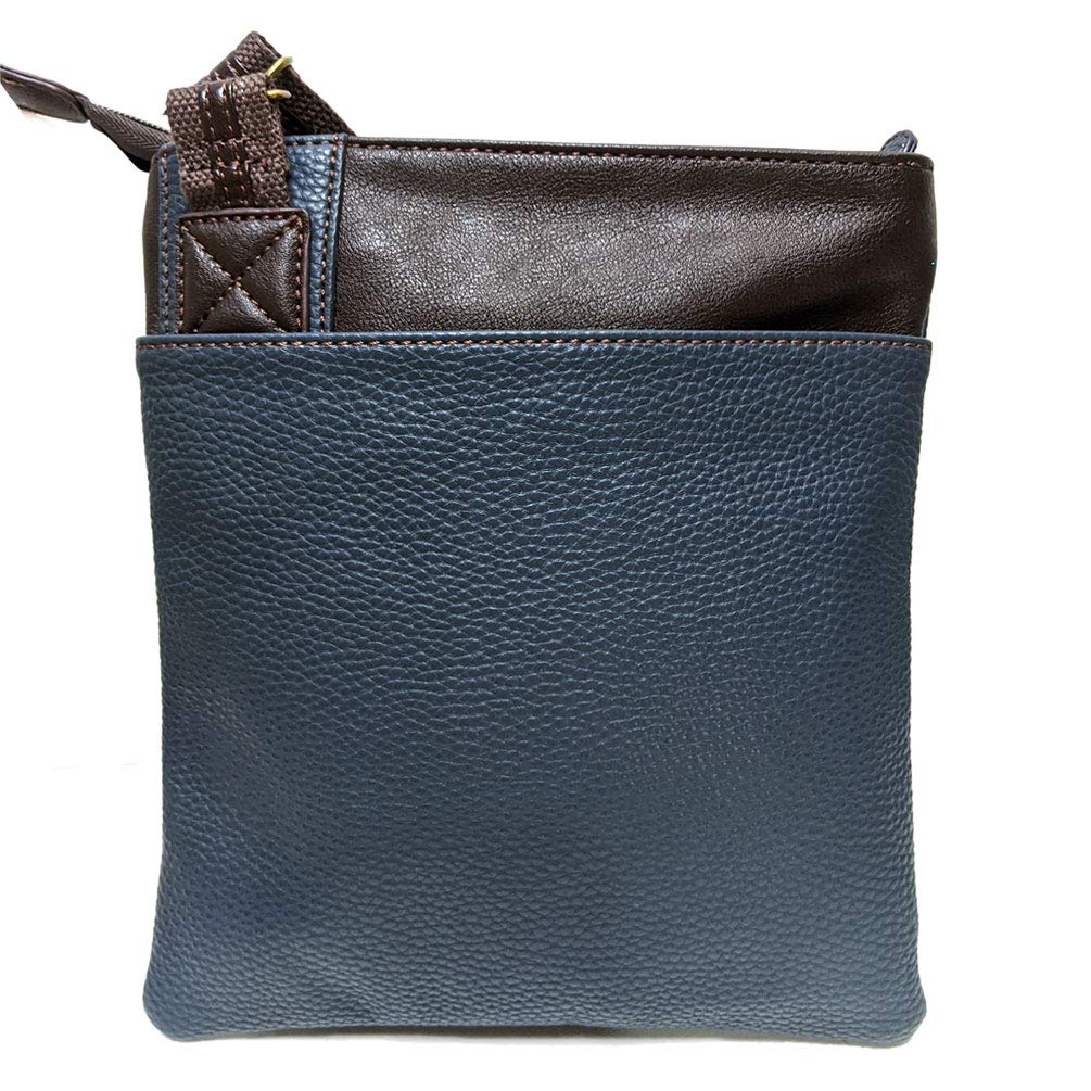 Chala Small Crossbody Phone Purse - Vegan Leather Swing Bag for Women in Navy Blue | Compact Wallet for iPhone, Cards & Cash | Perfect for Travel, Shopping & Everyday Use