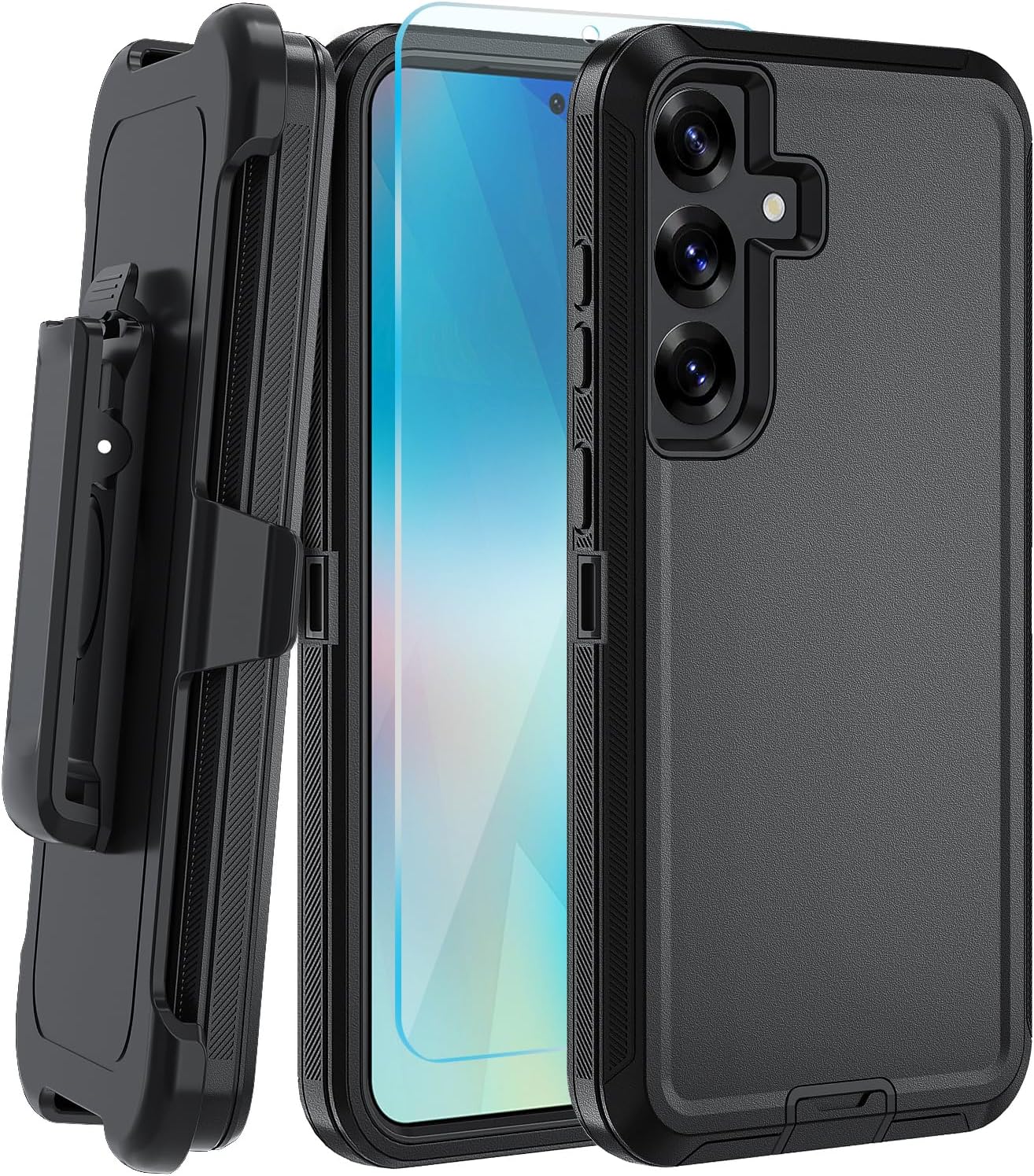 Samsung Galaxy S25 Plus Case - Military Grade Shockproof Protective Cover with Rugged Drop Protection, Impact Absorption & Scratch Resistance | Perfect Fit with Precise Cutouts for Wireless Charging | Ideal for Outdoor, Work & Active Lifestyle Use