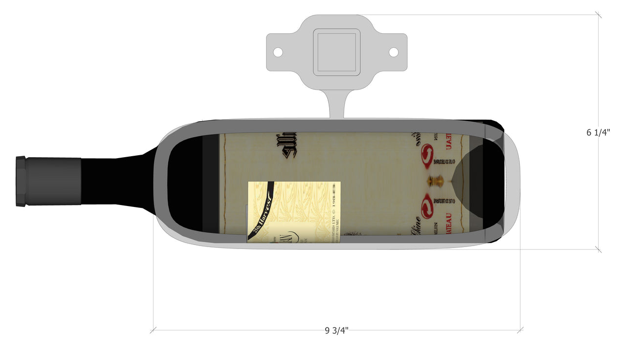 Urban Ironcraft Floor to Ceiling Wine Racks - Single Bottle Label Facing Pillar Series | Space-Saving Wine Storage for Home Bars, Cellars & Restaurants