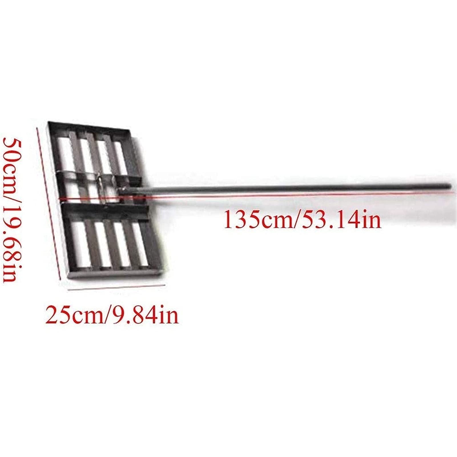 Premium Stainless Steel Lawn Leveling Rake - 4.5FT Yard Leveler Tool for Backyard, Golf Course & Garden Maintenance | Durable Grass & Sand Leveler for Perfect Lawn Finishing | Ideal for Landscaping, Turf Care & DIY Yard Projects