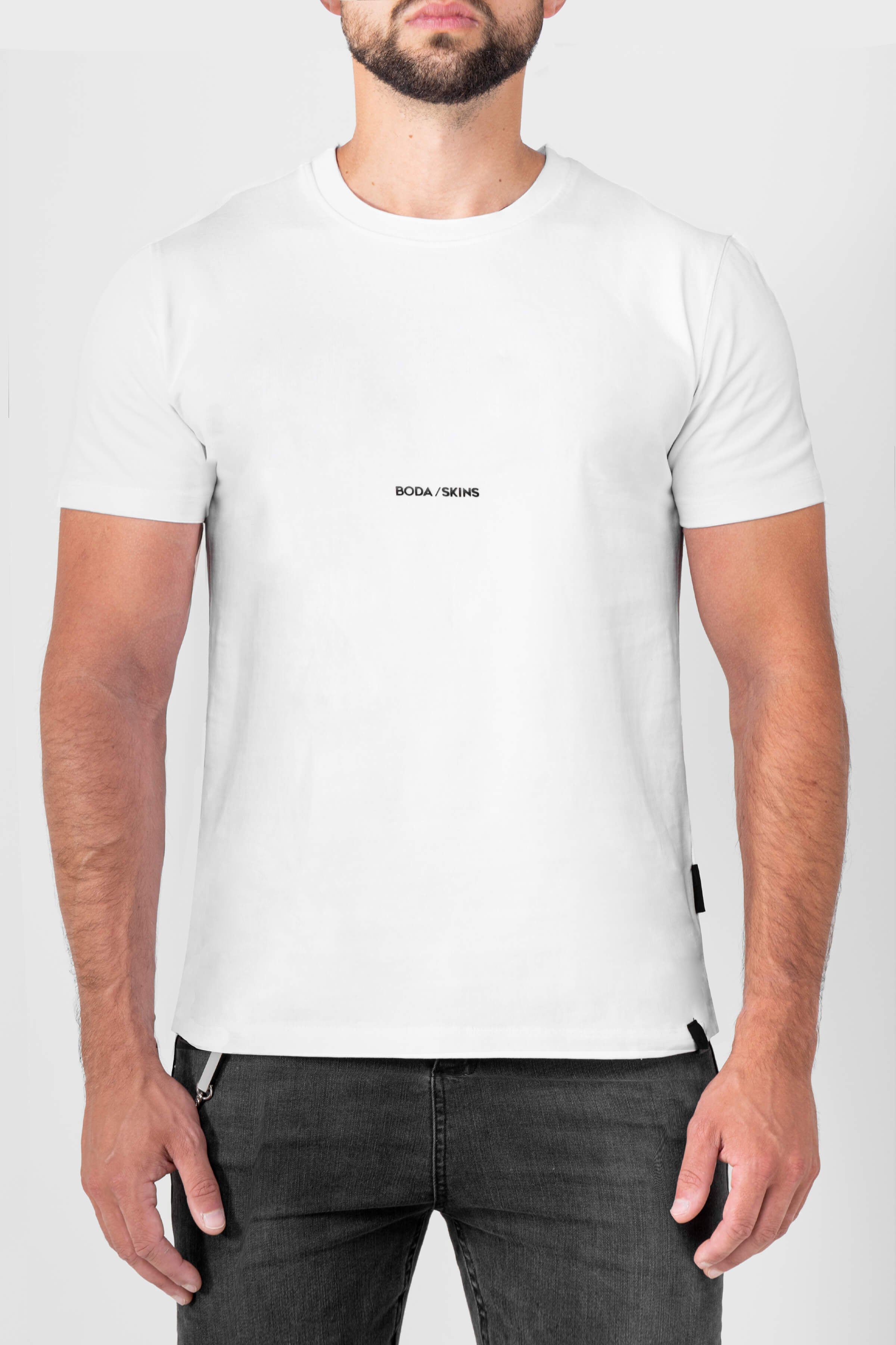Premium White Logo T-Shirt for Men & Women - Soft Cotton Crew Neck Tee - Casual & Streetwear Style - Perfect for Everyday Wear, Gym, and Outings
