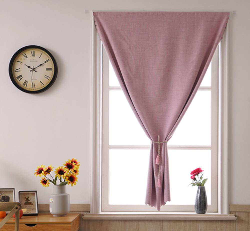 GettyGears Blackout Lined Curtains 27x39 Inch - Thermal Insulated Window Drapes for Bedroom & Kitchen, Self-Adhesive No-Rod Design, Lake Blue - Perfect for Light Blocking, Privacy & Temperature Control