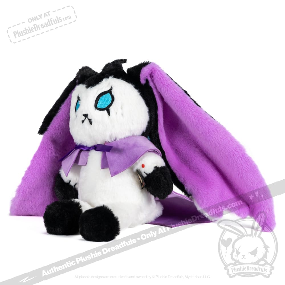 Plushie Dreadfuls Bunny Lugosi - Vampire Bunny Stuffed Animal Toy | Cute Gothic Plush for Halloween Decor, Horror Collectors & Unique Gifts