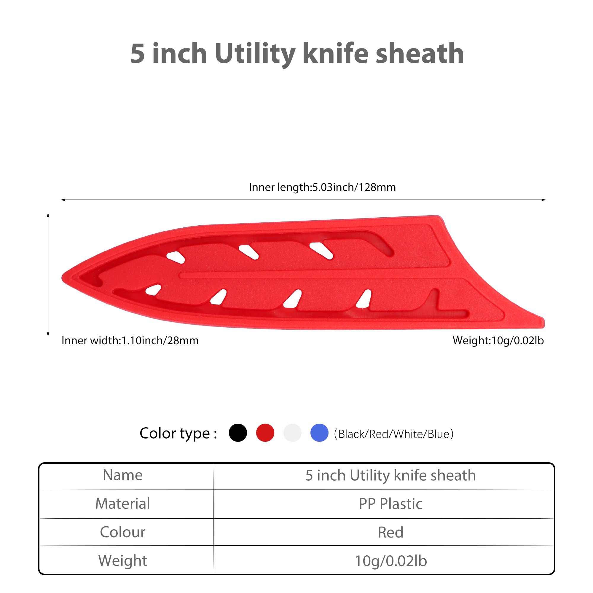 XYJ 2-Pack Universal Knife Sheath Protectors - Premium Edge Guards for 5