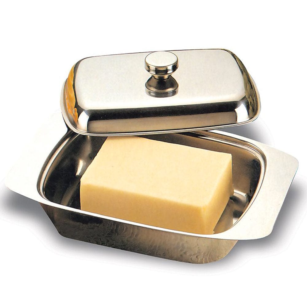Stainless Steel Butter Dish with Lid - Airtight & Rustproof Butter Keeper for Freshness - Perfect for Kitchen, Dining Table, and Picnic Use