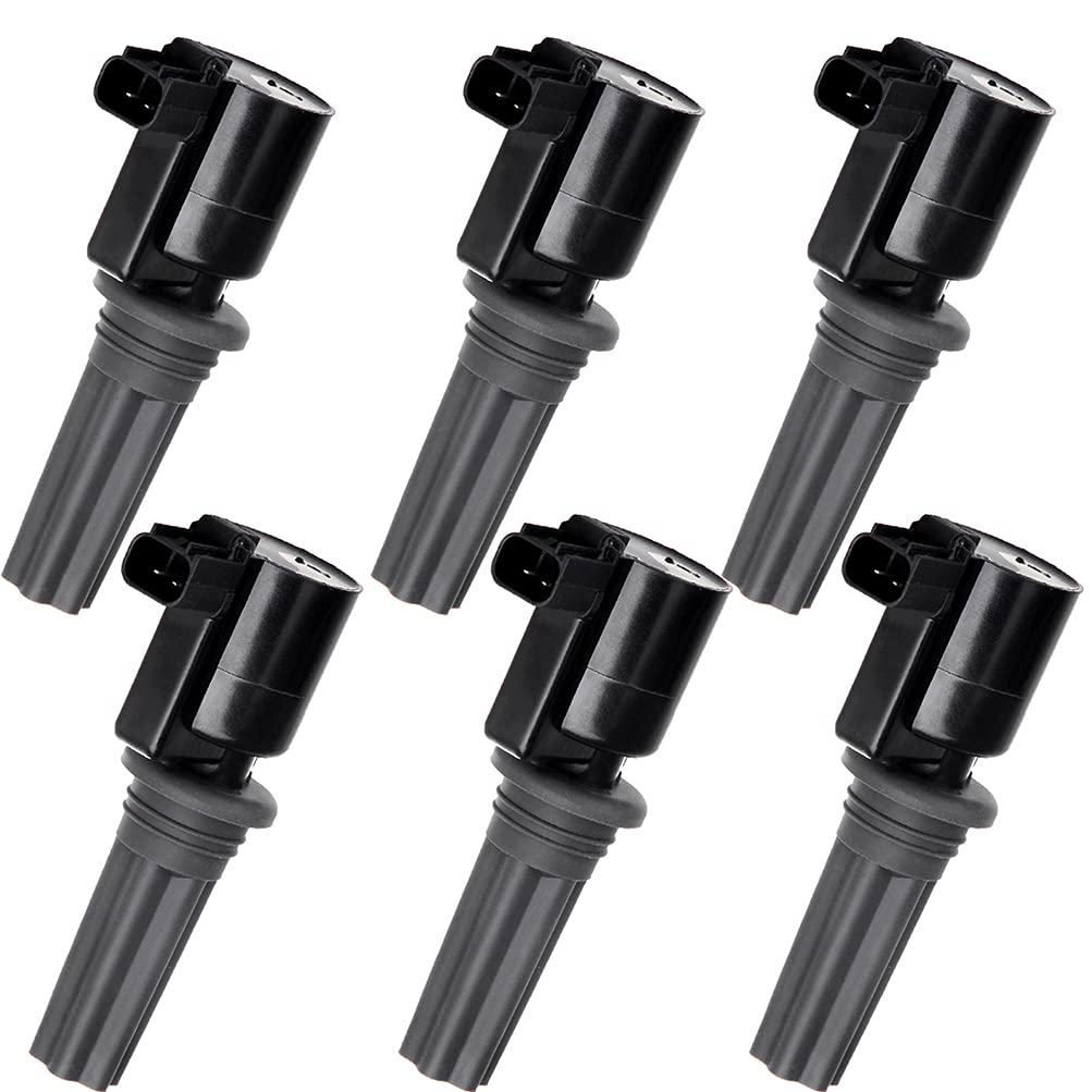 AUTOMUTO 6-Pack Ignition Coil Set Compatible with 2000-2005 LS 3.0L Engine - Direct Replacement for DG528 - Perfect for Engine Tune-Ups & Performance Upgrades