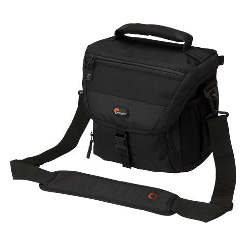 Lowepro Nova 170 AW DSLR Camera Shoulder Bag - Waterproof & Durable for Travel & Outdoor Photography (Black)
