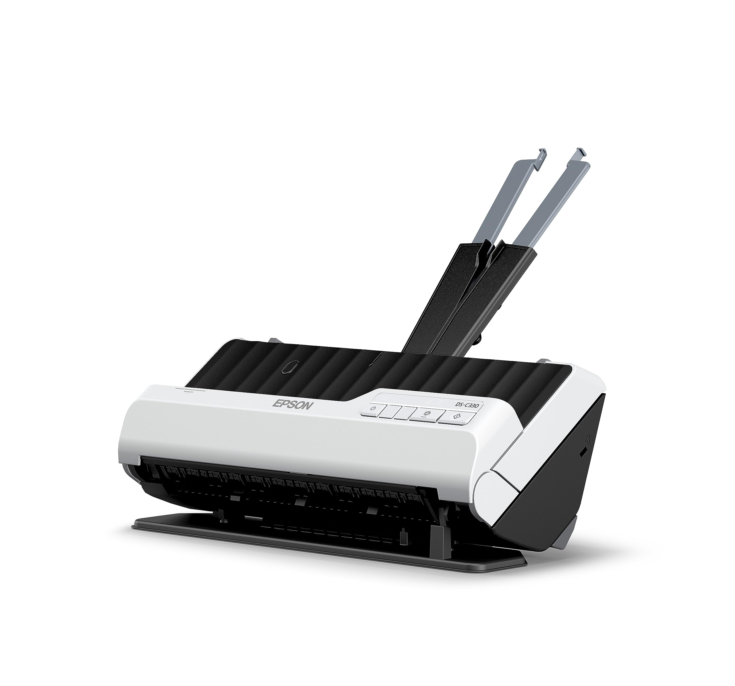 Epson DS-C330 Ultra-Compact Desktop USB Color Scanner - 30ppm High-Speed Auto Document Feeder for Home Office & Small Business Document Digitizing