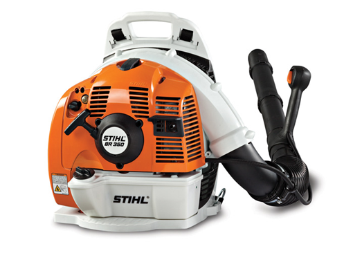 STIHL BR 350 Professional Backpack Leaf Blower - 65.2cc Gas Powered, Lightweight Design for Yard Cleanup, Landscaping & Fall Leaf Removal