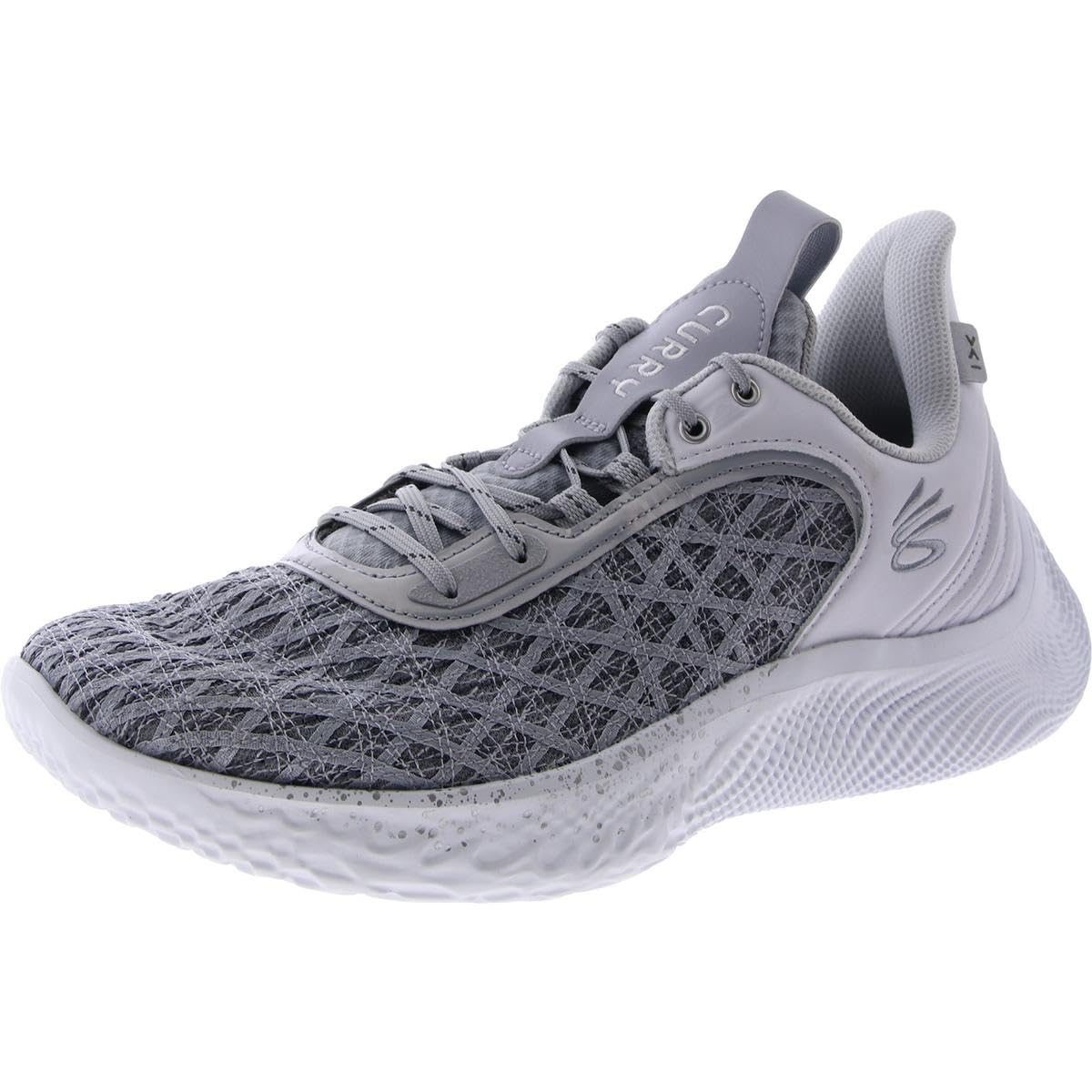 Under Armour Team Curry 9 Basketball Shoes - Men's Gray Size 10.5 Medium (D) - High-Performance Gym & Training Sneakers for Indoor Courts & Workouts