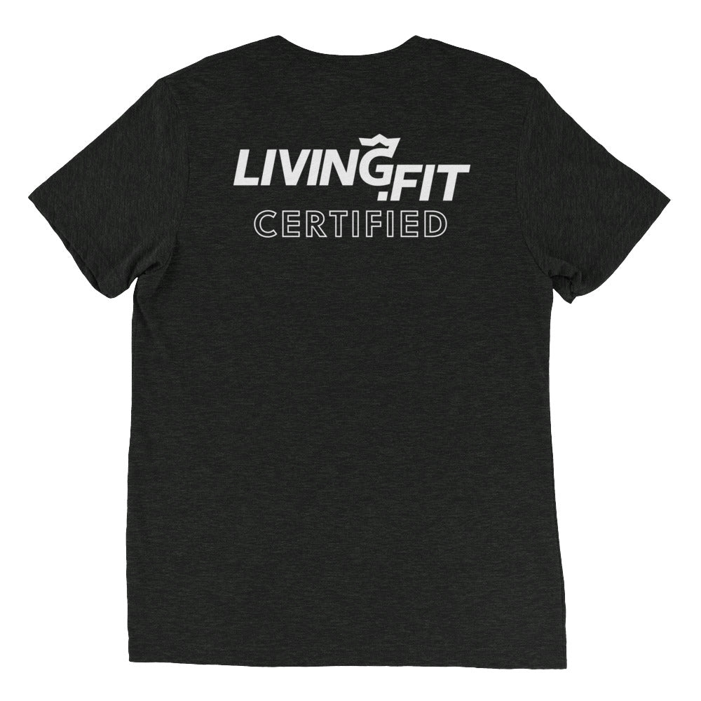 Living.Fit Kettlebell Workout Short Sleeve T-Shirt for Men & Women - Gym, CrossFit & Weight Training Apparel