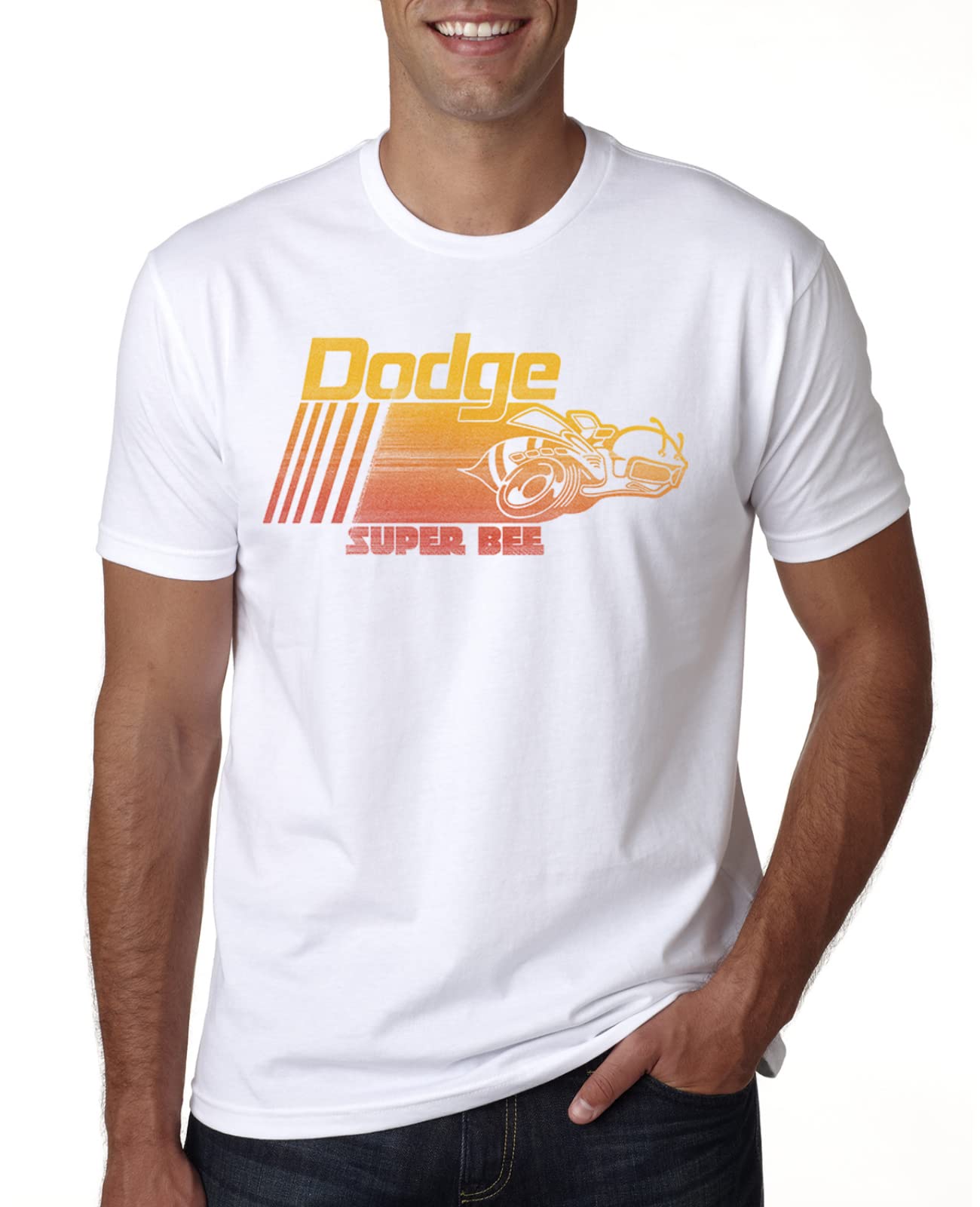 Vintage Dodge Super Bee Hot Rod Logo Men's Graphic T-Shirt | Classic Muscle Car Apparel for Car Enthusiasts | Perfect for Car Shows, Cruises & Casual Wear