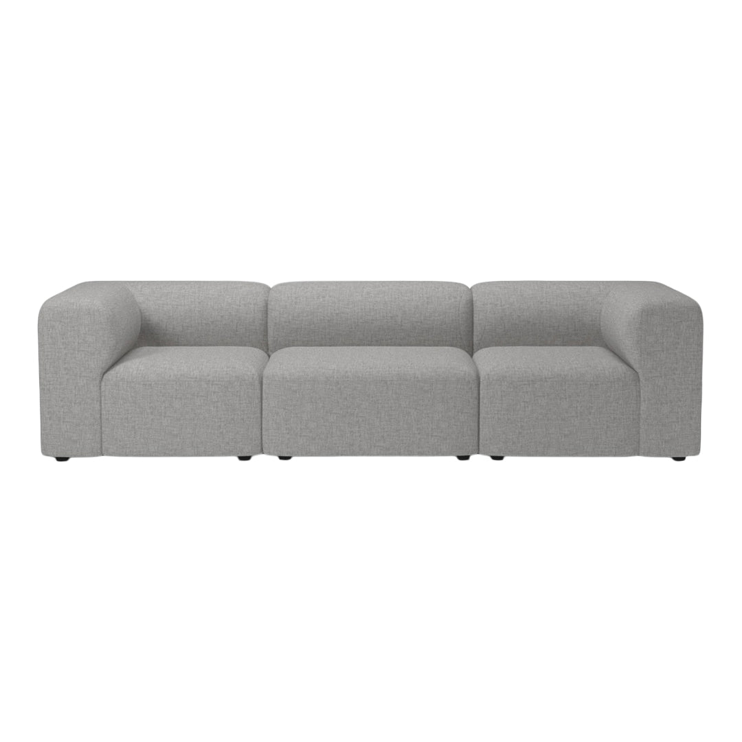 Modern Angle 3-Seater Sofa - Comfortable L-Shaped Sectional Couch for Living Room, Lounge & Small Spaces - Perfect for Apartments, Dorms and Cozy Home Decor
