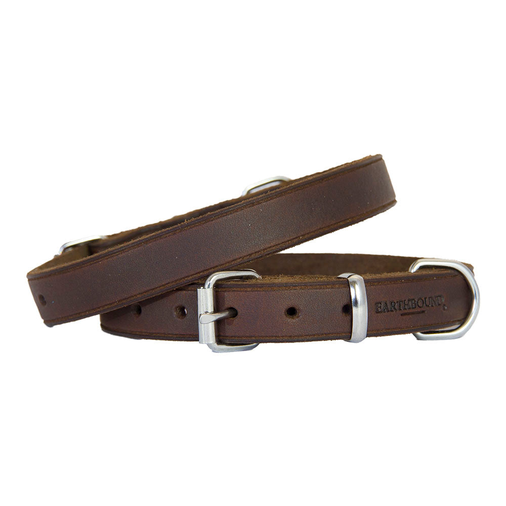 Premium Soft Country Leather Dog Collars for Small & Medium Breeds - Comfortable & Durable Pet Accessories for Daily Walks, Training & Outdoor Adventures