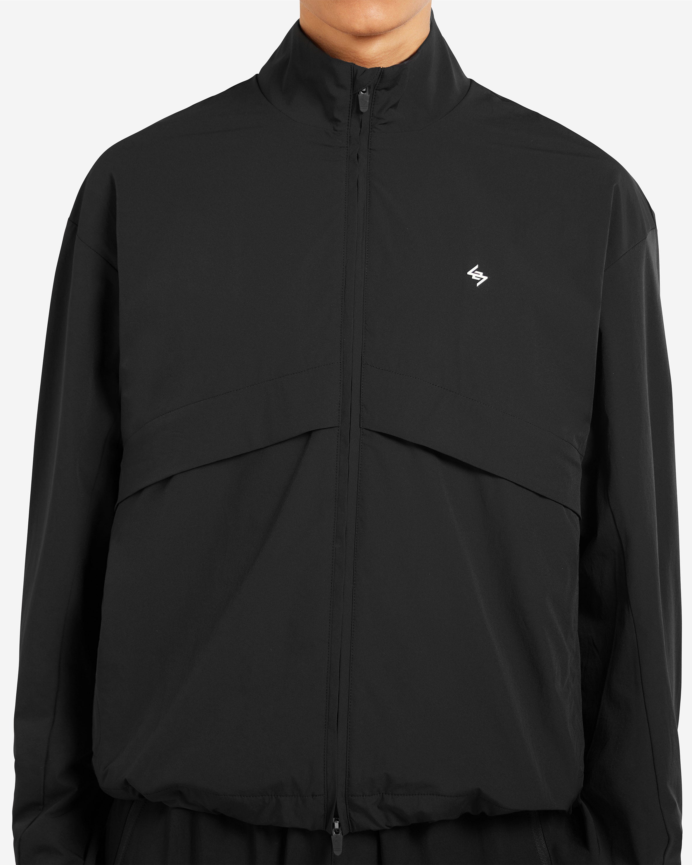 Team 247 Performance Track Jacket for Men & Women - Lightweight Running Hoodie with Zipper Pocket - Black Athletic Jacket for Jogging, Gym & Outdoor Sports