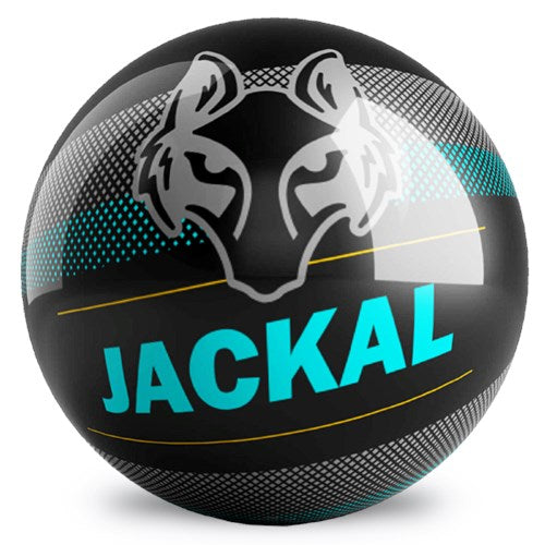 Motiv Jackal Pixel Black Aqua Spare Bowling Ball | High Performance Reactive Resin | Perfect for League Play & Tournament Strikes
