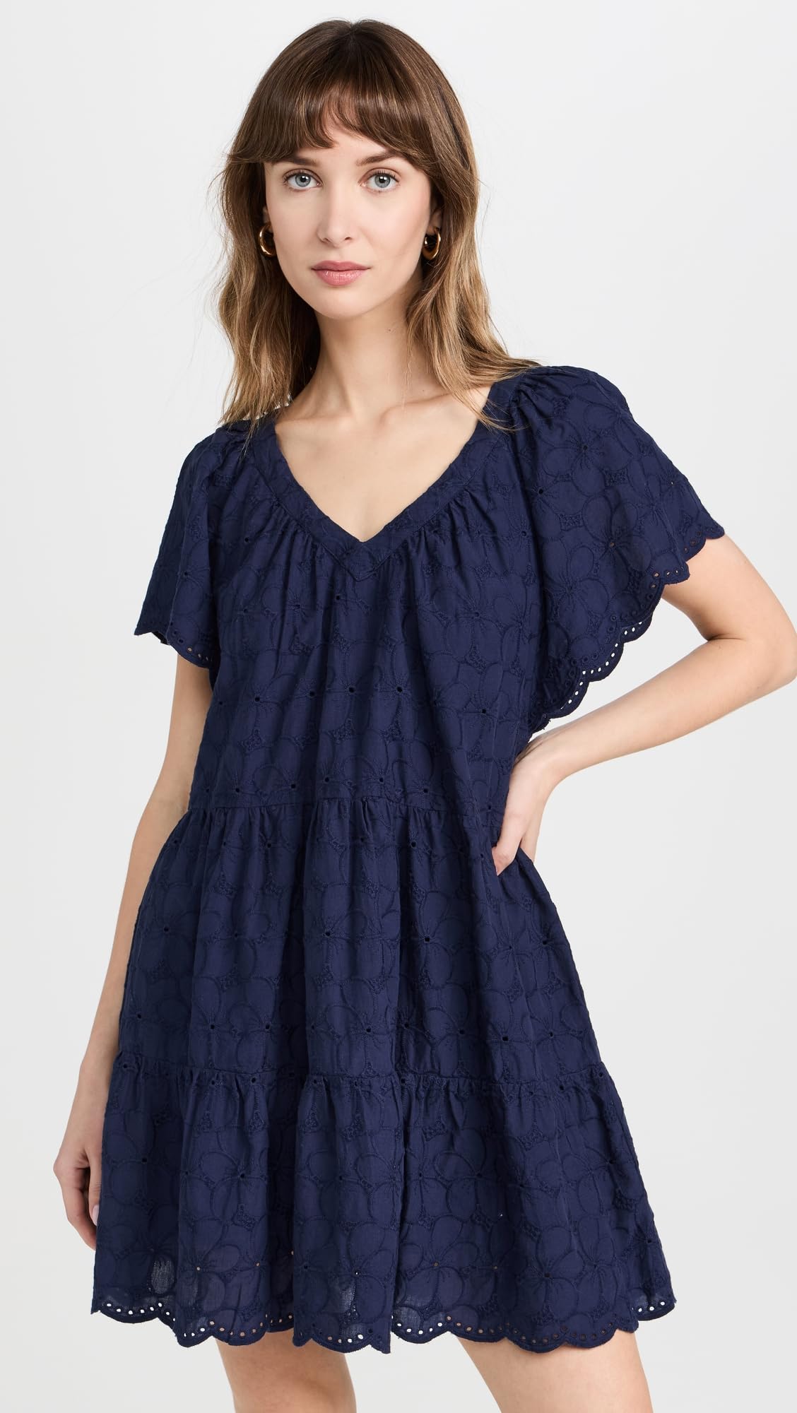Velvet Women's Wynette Dress - Elegant Long Sleeve Midi Dress for Fall & Winter, Perfect for Parties, Weddings & Holiday Events
