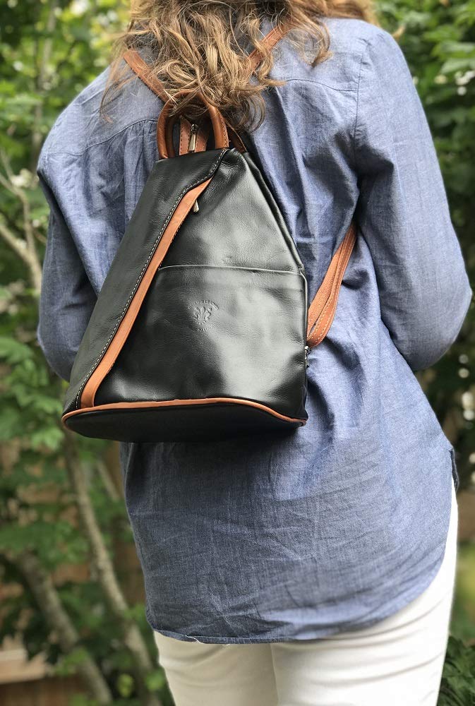 Stylish Convertible Leather Backpack Purse for Women - Durable & Versatile Crossbody Bag for Travel, Work & Daily Use