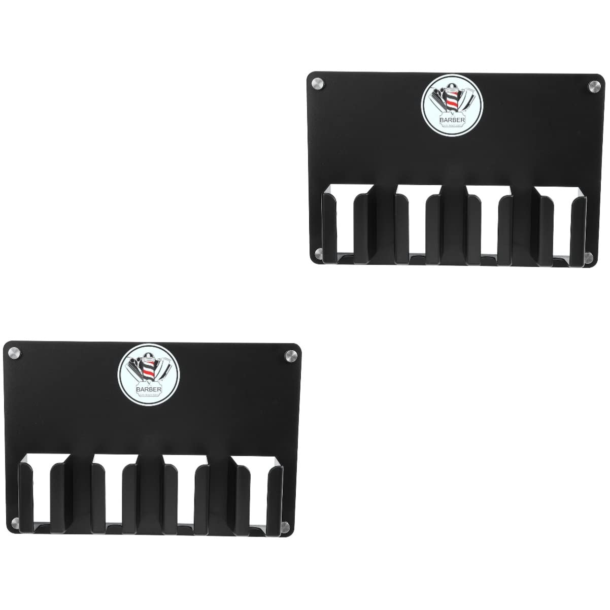 Beaupretty Wall-Mounted Barber Clipper Holder - Salon Tool Organizer Rack for Electric Hair Clippers, Trimmers & Razors - Perfect for Home Hairstylists & Professional Salons (Wall Decor & Storage Solution)