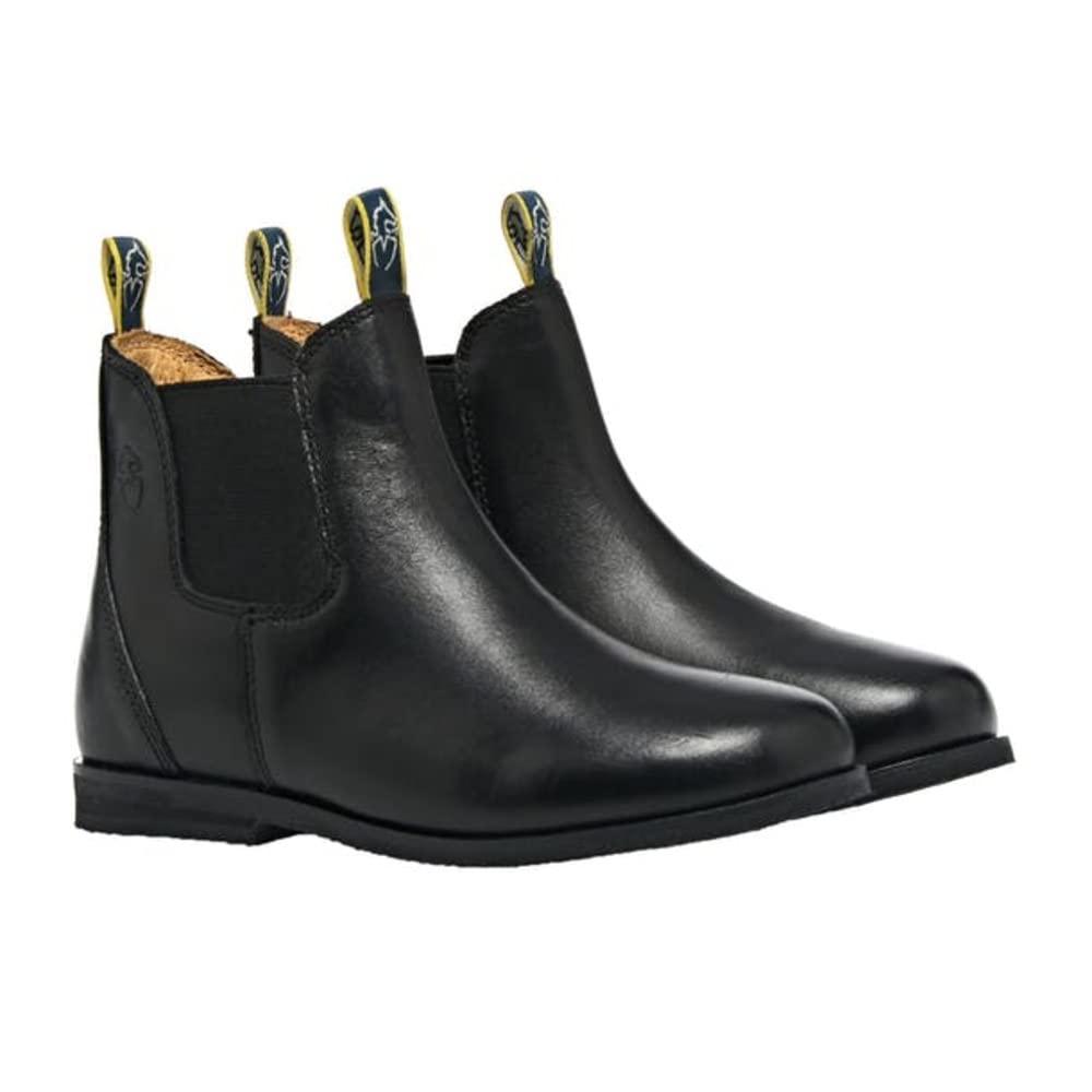 Shires Moretta Fiora Kids' Jodhpur Riding Boots - Black | Equestrian Horseback Riding & Show Competition Footwear for Children