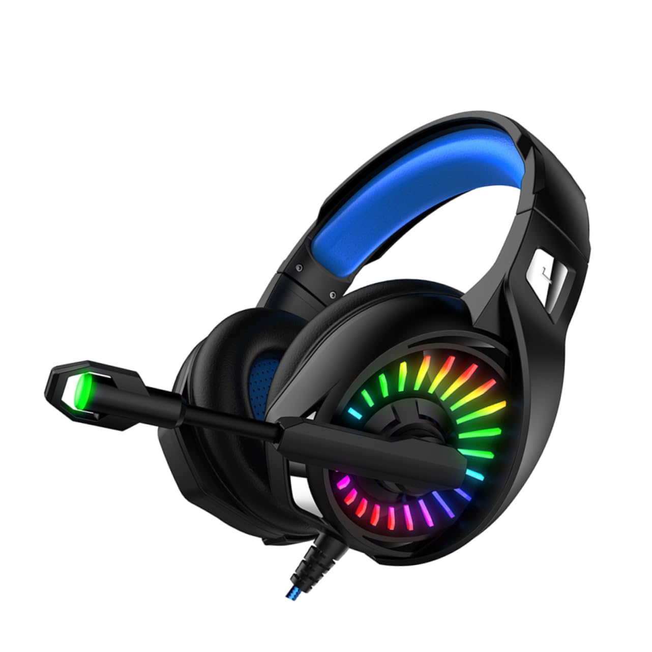 Gadpiparty 2 Pack Wired Headphones with Subwoofer - A20 Model in Black & Blue | Perfect for Gaming, Music, and Office Use