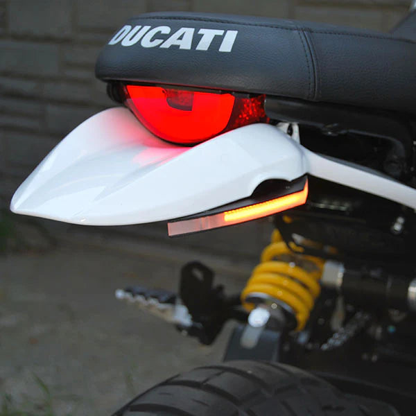 Ducati Scrambler Desert Sled Fender Eliminator Kit for 2017-Present Models - Motorcycle Tail Tidy & License Plate Relocator for Off-Road & Street Riding