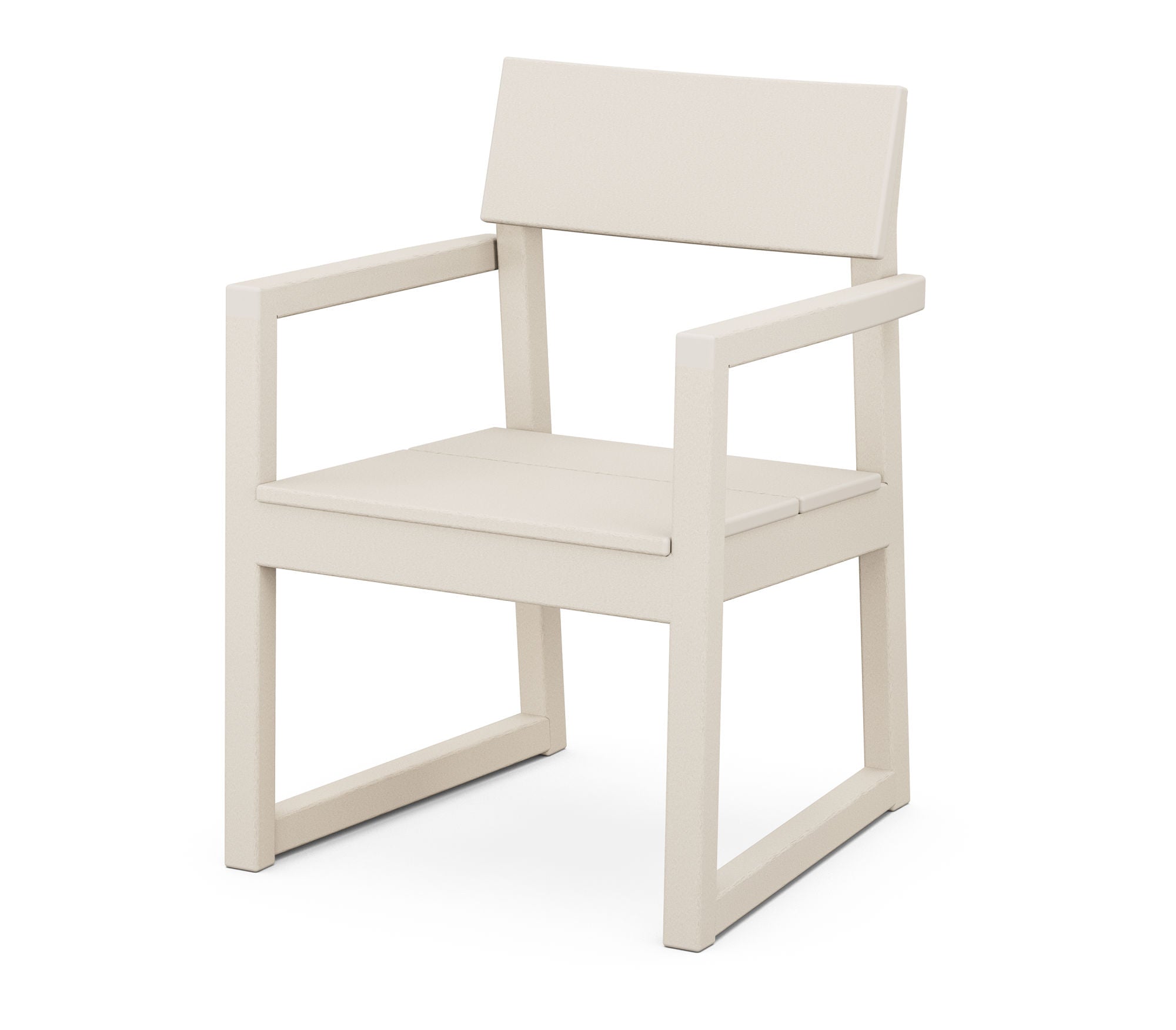 POLYWOOD EDGE Dining Arm Chair – Weather-Resistant Outdoor & Indoor Dining Chair for Patio, Deck, or Kitchen – Durable & Comfortable Seating Solution