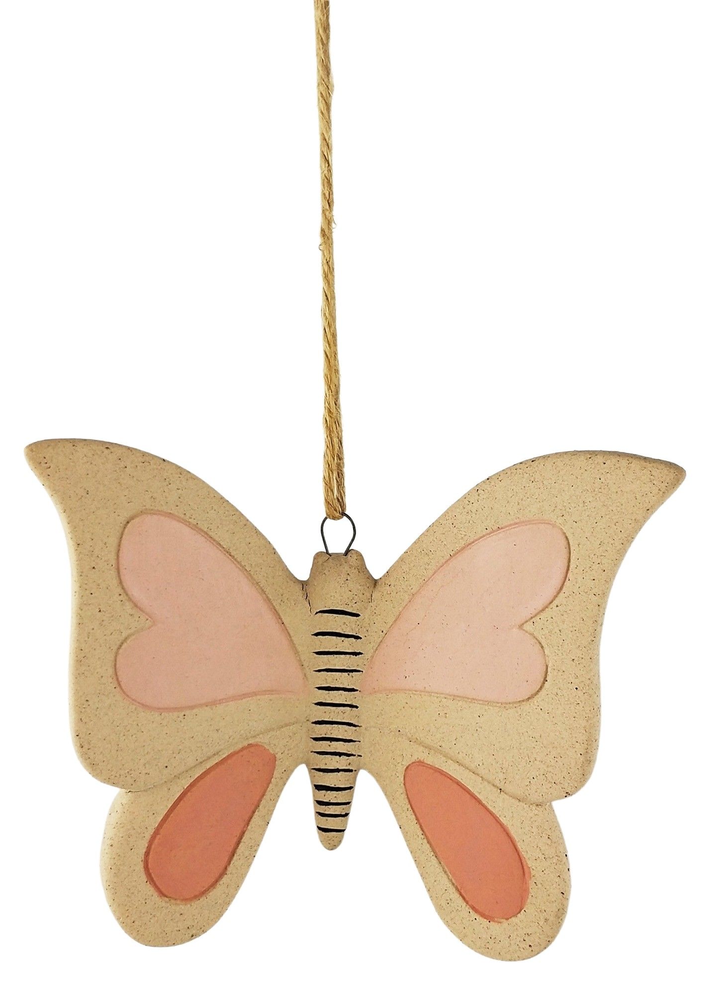 Butterfly Garden Charm Hanging Decor - Pink 9cm for Outdoor & Indoor Decoration | Perfect for Patio, Bedroom, Nursery, and Gift Ideas