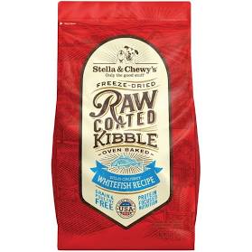 Premium Whitefish Raw Coated Kibble Dog Food - Grain-Free, High Protein Dry Food for Adult Dogs - Perfect for Sensitive Stomachs & Allergies - Ideal for Daily Meals & Training Treats