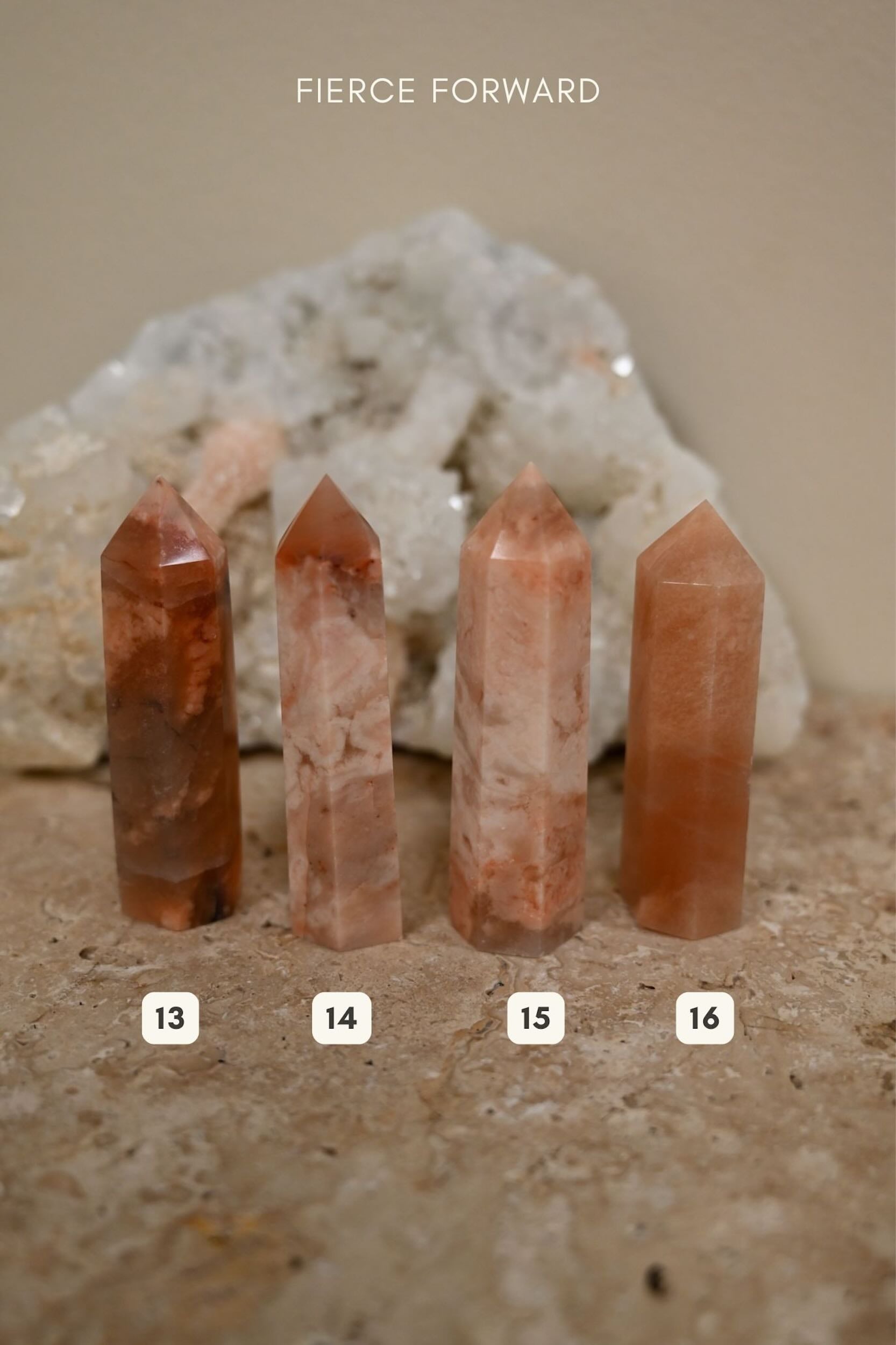Calming Peach Aventurine Crystal Tower - Natural Healing Stone for Meditation, Stress Relief & Positive Energy - Perfect for Home Decor, Office Desk & Spiritual Practice