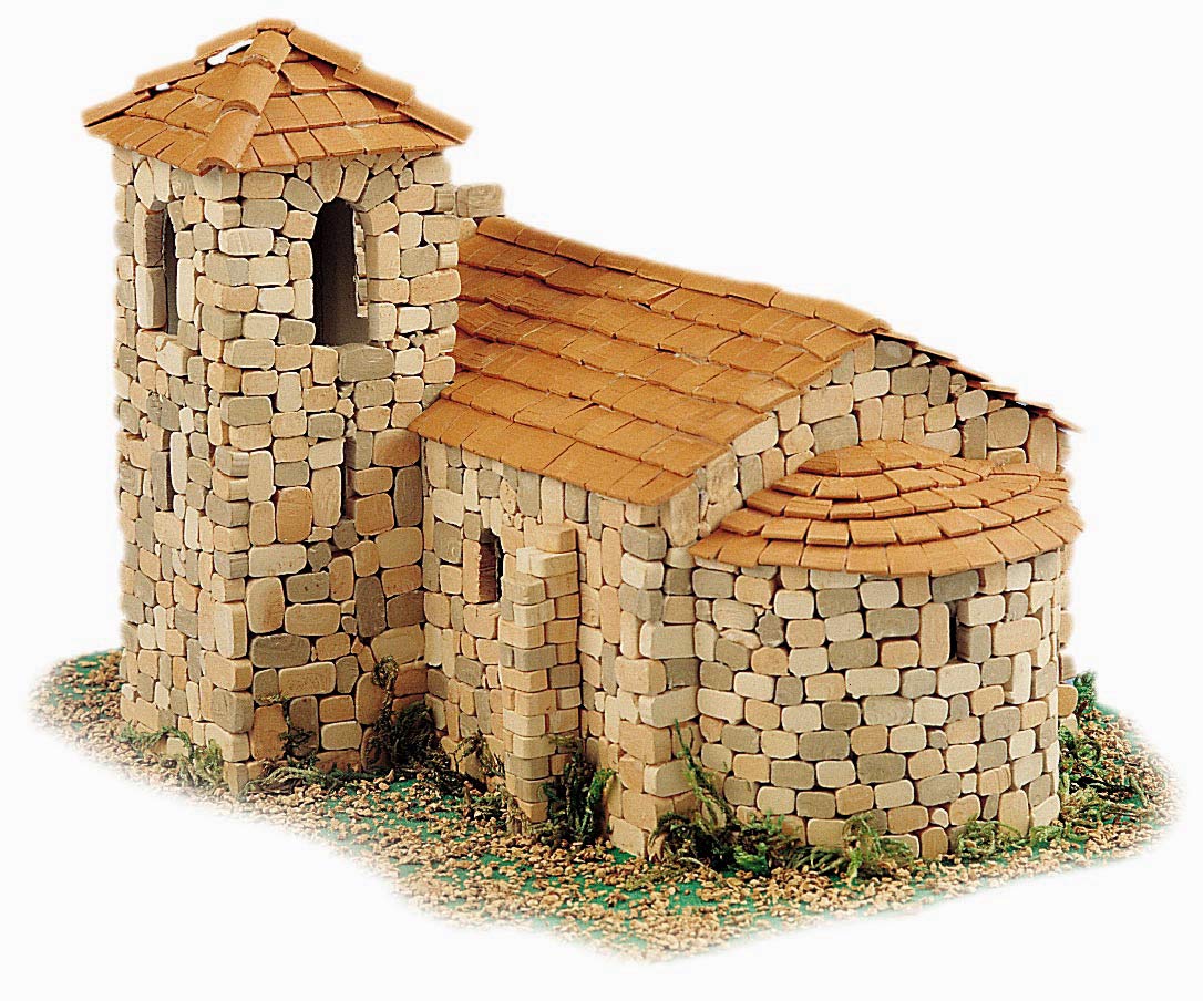 Montessori Ceramic Church Building Kit - Educational Construction Toy for Kids, DIY Architectural Model - Perfect for STEM Learning, Creative Play & Home Decor