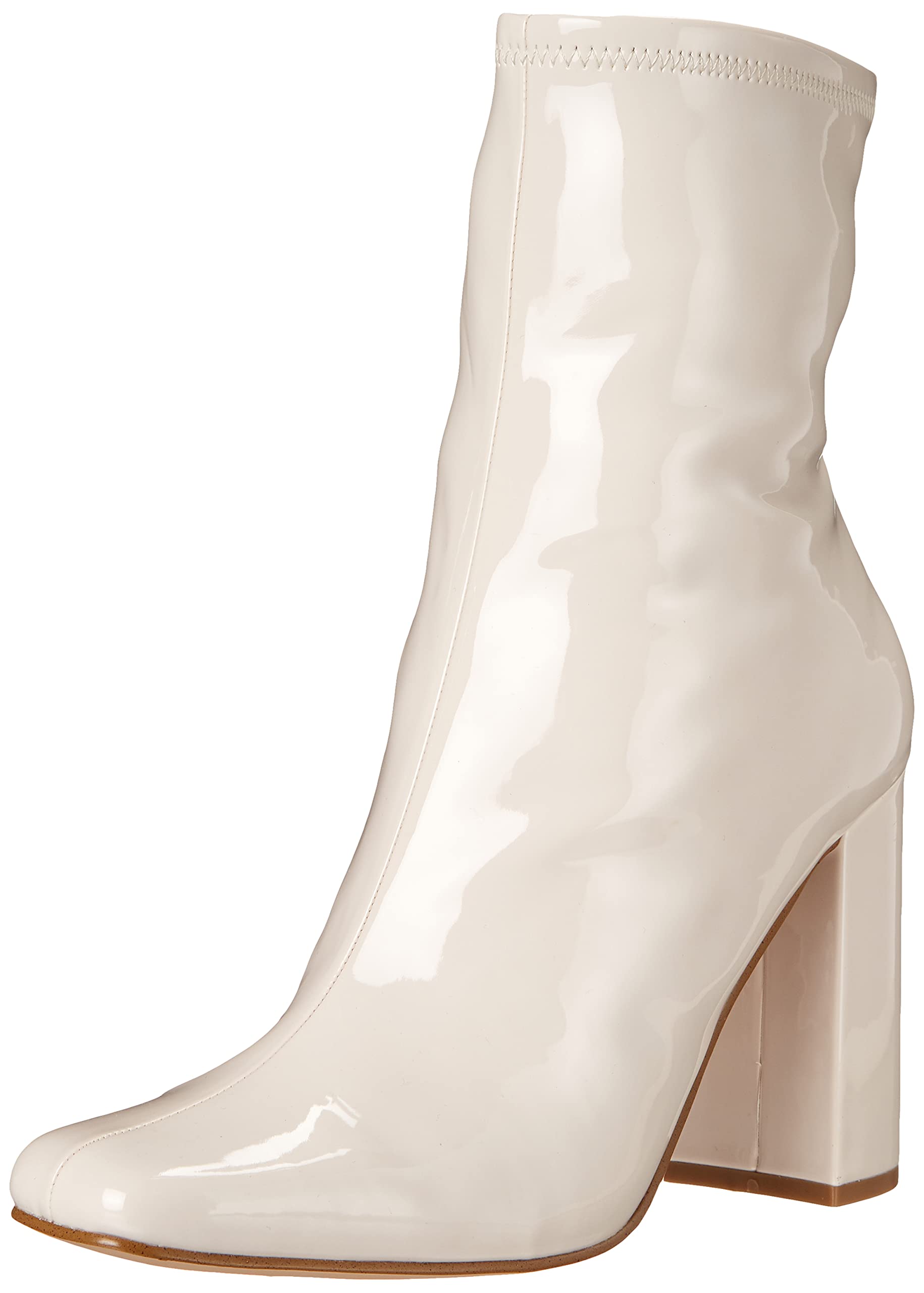 Steve Madden Women's Lynden Sequined Square Toe Mid-Calf Boots | Fashionable Winter & Party Shoes for Women | Perfect for Holiday Parties, Night Out & Office Wear