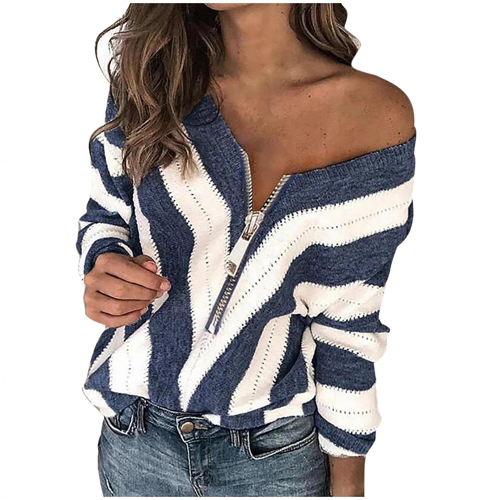 Women's Casual Long Sleeve Button Down Pullover Shirts with Drawstring & Pocket - Comfortable Tops for Work, Travel & Everyday Wear